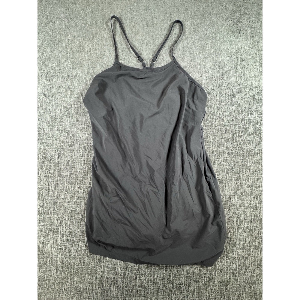 All in Motion Tank Top Womens Medium Black Sleeveless Strappy Yoga Gym